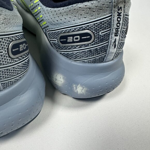 Brooks Glycerin 20 Running Shoes (Lt Blue/Neon) Womens 9.5 - Picture 6 of 6